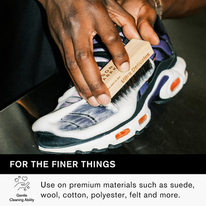 Jason Markk Shoe Cleaning & Sneaker Care – Deep Cleaning Solution, Delicate & Durable Brushes – Safe for Leather, Suede, Wool, Cotton, Polyester