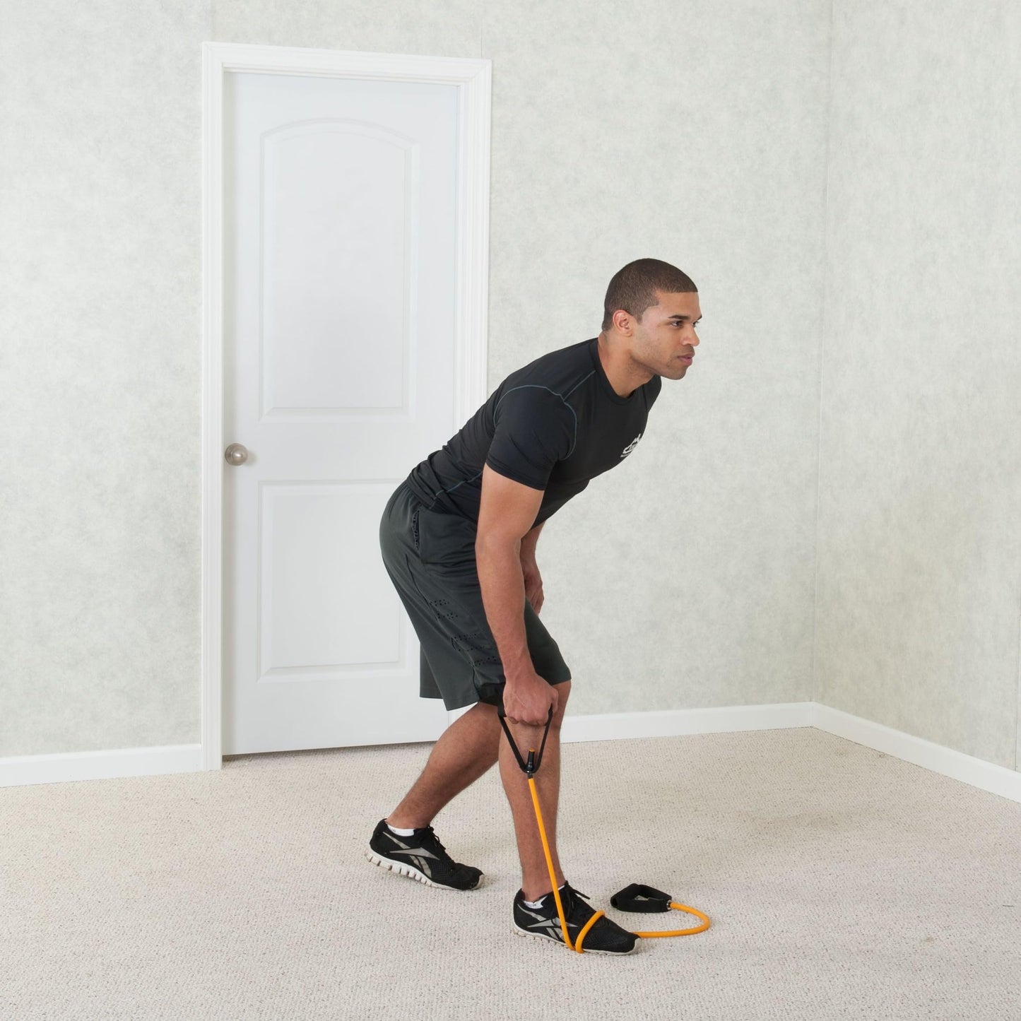 Black Mountain Products Single Resistance Band - Door Anchor and Starter Guide Included