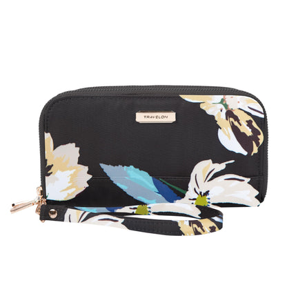 Travelon RFID Blocking Double Zip Wallet