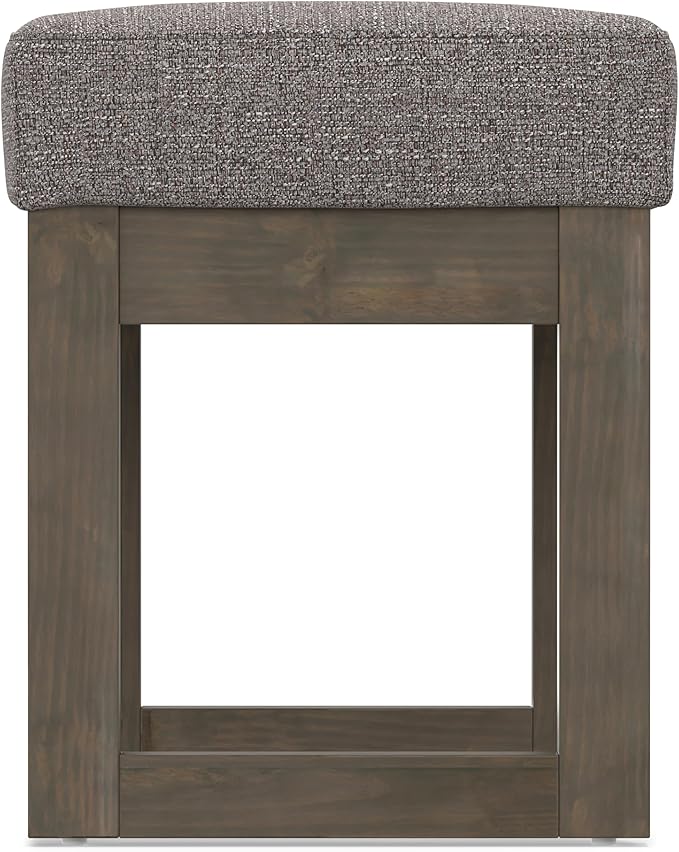 SIMPLIHOME Milltown Small Ottoman Bench
