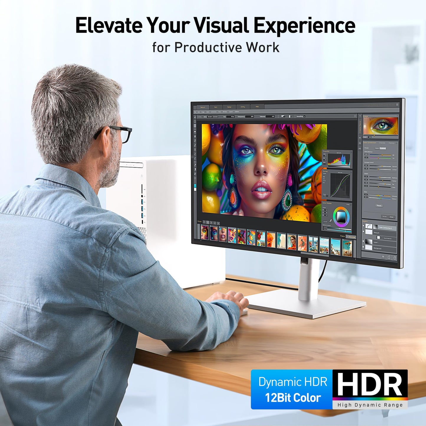 Cable Matters 8K DisplayPort 1.4 to HDMI Adapter with 4K@120Hz or 8K@60hz, Unidirectional (DP 1.4) Display Port to HDMI port 8K Cable Adapter in Black, Support for RTX 3080/3090, RX 6800/6900 and More