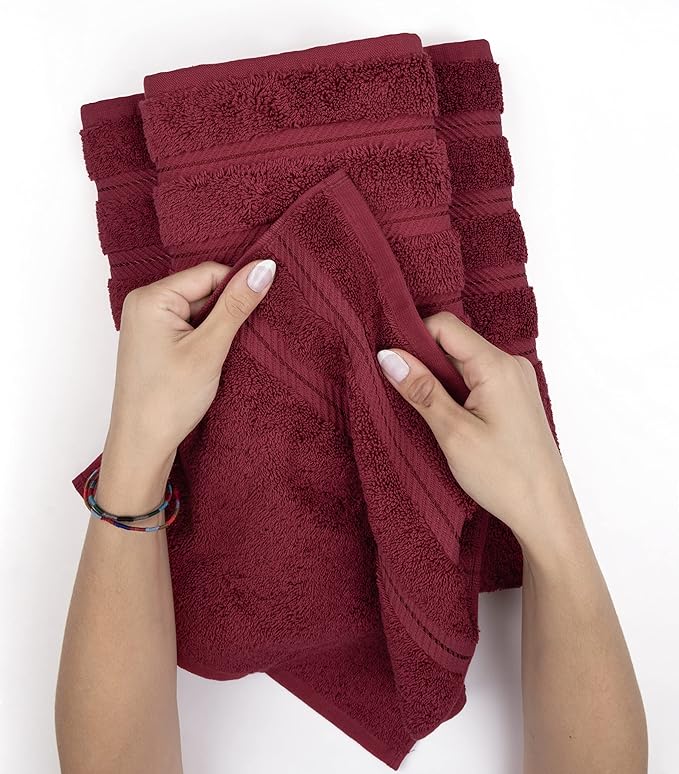 American Soft Linen Premium 3 Piece Towel Set, 1 Bath Towel 1 Hand Towel 1