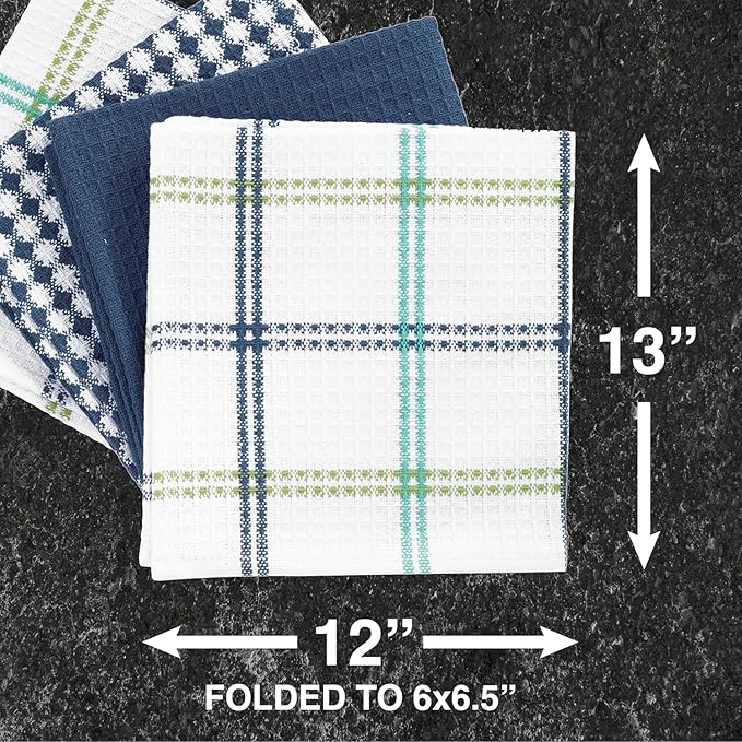 T-Fal Premium Waffle Dish Cloths: Highly Absorbent, Super Soft Long Lasting
