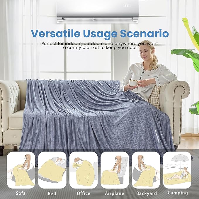 OIGAE Cooling Blanket for Hot Sleepers