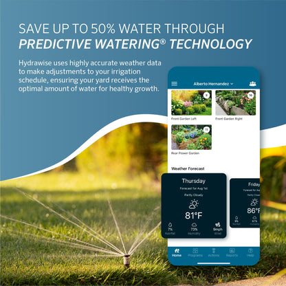 Hunter Wand Smart WiFi Module for X2 Sprinkler Controller, Hydrawise App, Remote Scheduling, 2.4GHz WiFi Only, Supports Bluetooth, Wi-Fi Direct & WPS Setup