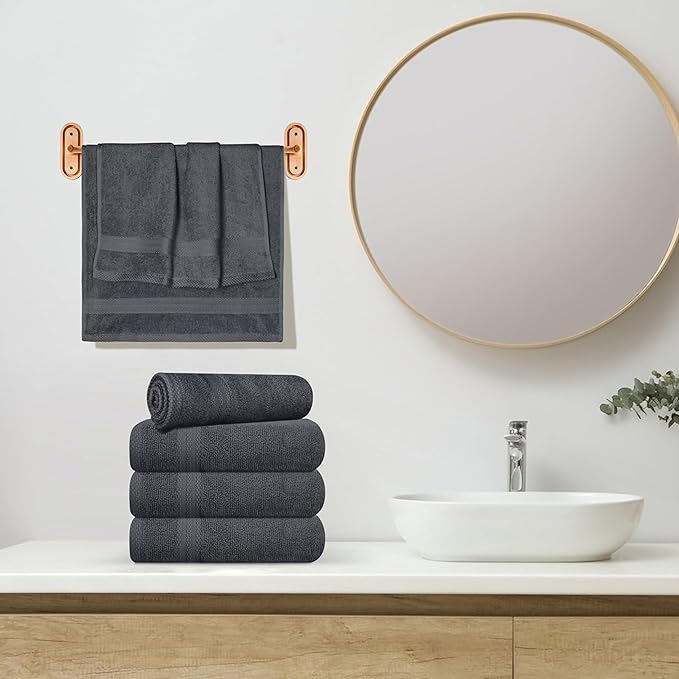 24 Pack Premium Hand Towels – 100% Cotton, Soft & Highly Absorbent – 16x27