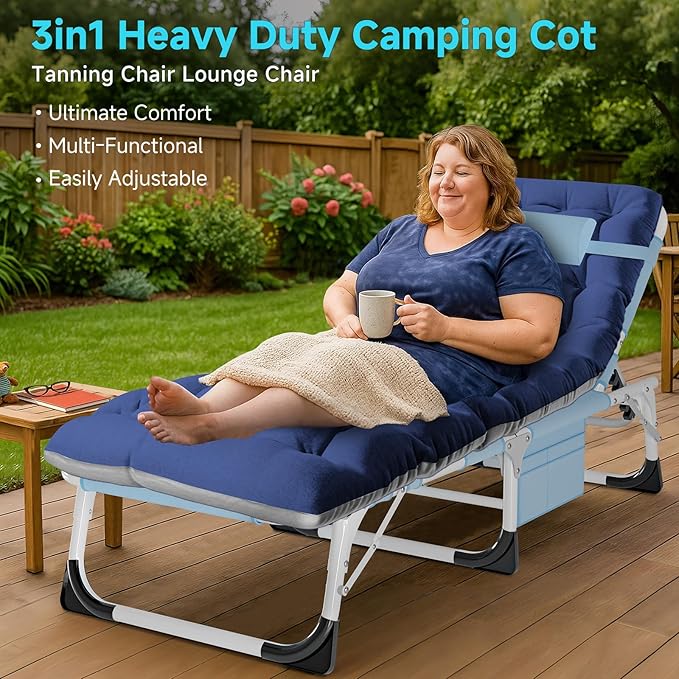ABORON 3 in 1 Sun Tanning Chair Oversized