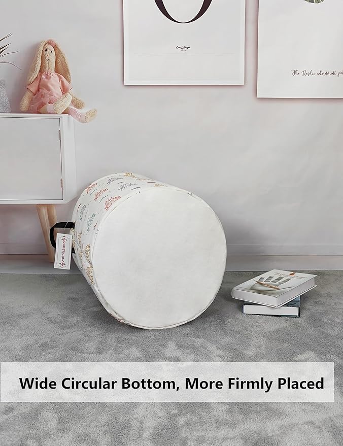 QUEENLALA Large Storage Basket, Laundry Hamper/Bathroom/Home Decor/Collapsible
