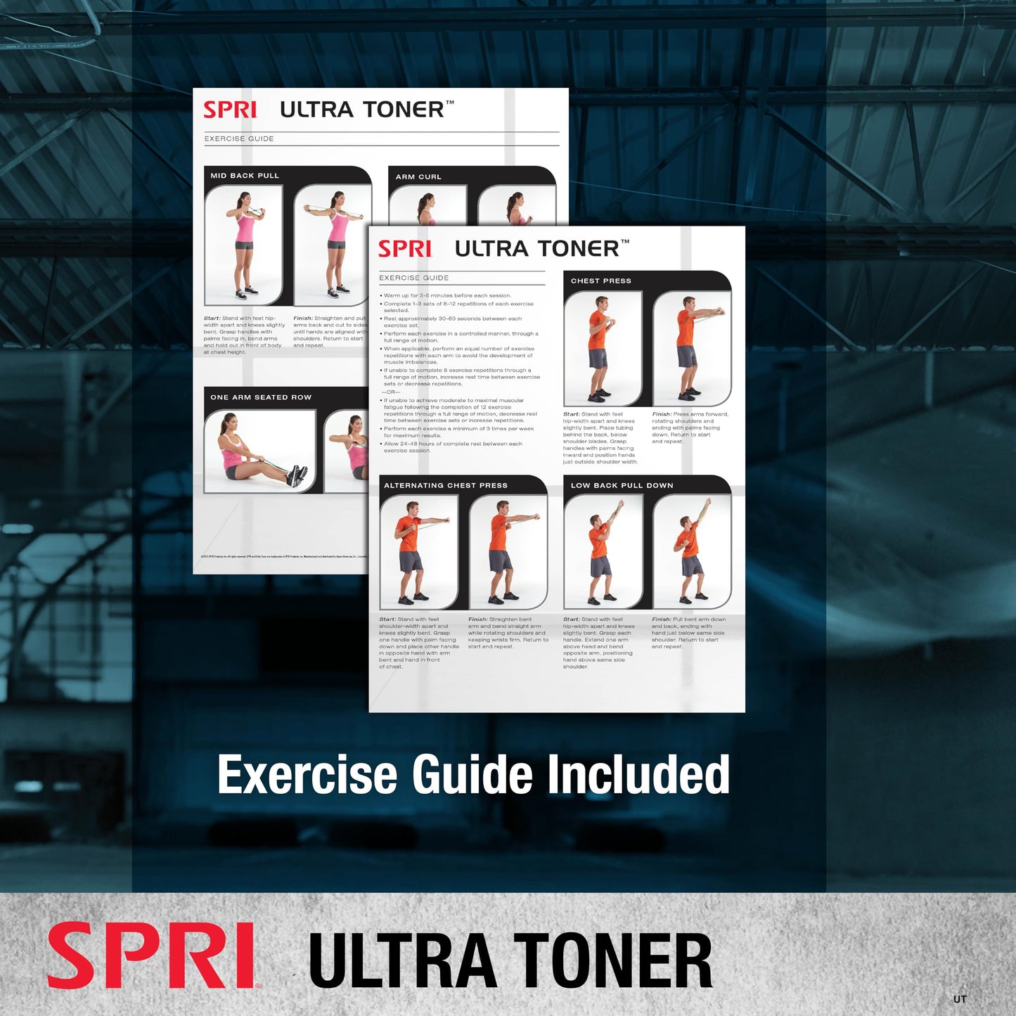 SPRI Ultra Toner Figure 8 Resistance Band with Padded Handles Great for Stretch, Exercise, Fitness Training, Yoga, Resistance Weights, Therapy, Gym or Home Workout Equipment.