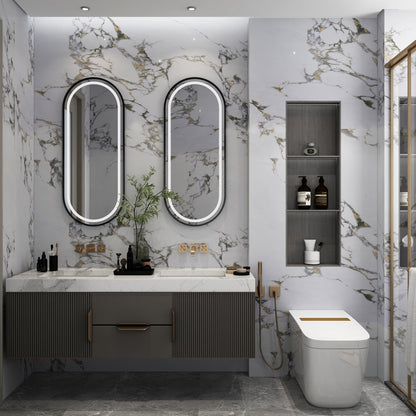 White Gold Marble self adhesive Contact Paper kitchen Granite Countertops peel and stick Wallpaper 118x16inch Removable sticky laminate Wall paper Vinyl Wrap Counter top cabinet decor table desk
