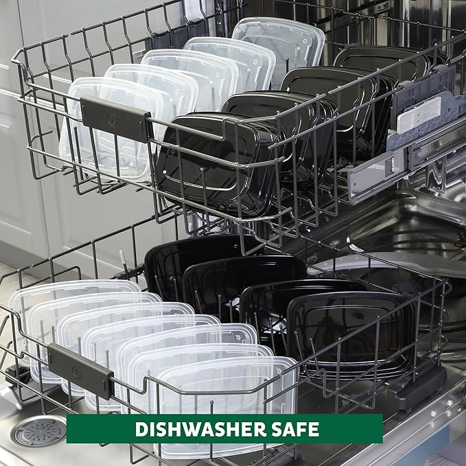 Freshware Meal Prep Containers 15 Count Compartment Food Storage Containers