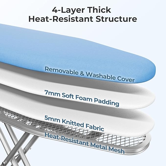 Yaheetech Foldable Ironing Board, Heavy Duty Iron Board