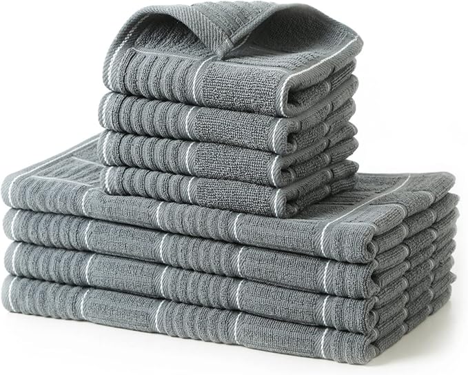 Glynniss Kitchen Towels and Dishcloths Set, Dish Towels and Dish Rags