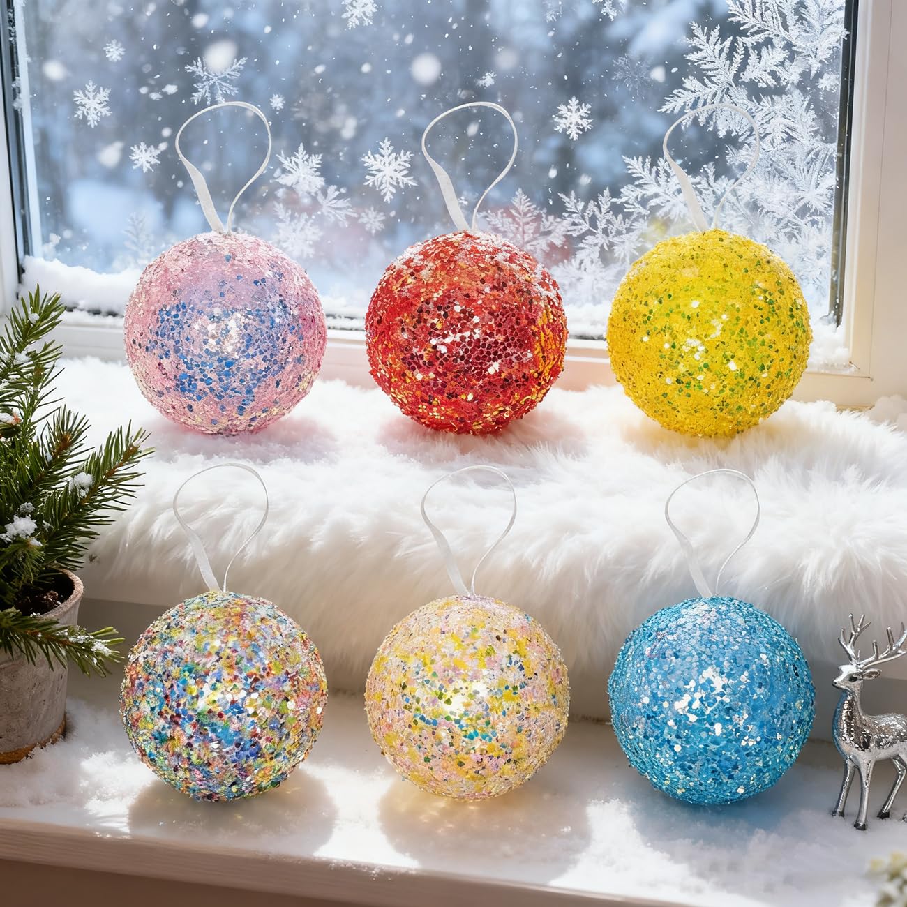 LANGXUN 6pcs Candy Land 2025 Xmas Birthday Party Wedding Suppiles Decoration, Hanging Candy Cane Christmas Tree Décor, Christmas Decorative Hanging Ornaments Crafts