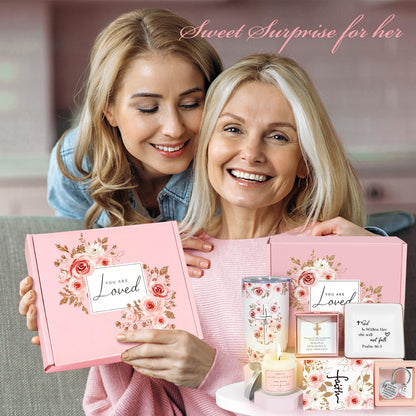 Christian Gifts for Women - Religious Gifts for Women - Inspirational Christian Gifts Set for Woman Friend, Mom, Grandma, Sister, Christian Birthday Gifts, Spiritual Gifts, Catholic Gifts for Woman