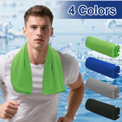 Sdfvsdg 4 Pack Cooling Hoodie Towels Cooling Towels for Neck and Face Quick Drying Sweat Towel Wraps Cooling Head Neck Wraps Sun Protection for Hot Summer Weather Sport Workout
