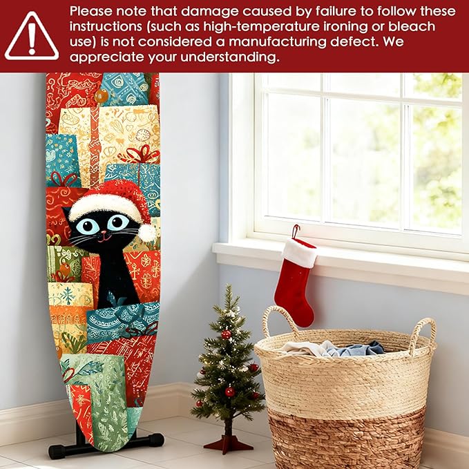 Nuxovilar Ironing Board Covers Black Cat