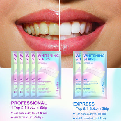 Teeth Whitening Strips,7-Day whitening Strips,Sensitive Teeth Whitener,Enamel Safe for Whiter Teeth,Deep Stains Removal,nstant Teeth Whitening Without The Harm (14pcs)