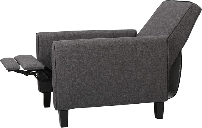 Christopher Knight Home Emmie Fabric Recliner, Dark Brown