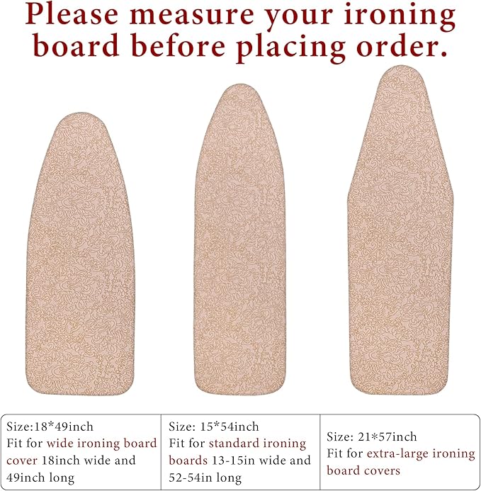 Extra-Wide Ironing Board Cover and Pad Replacement