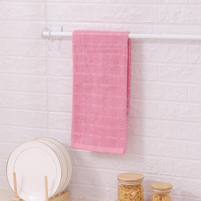 Mordimy 100% Cotton Terry Cloth Kitchen Towels, Super Soft and Absorbent Dish