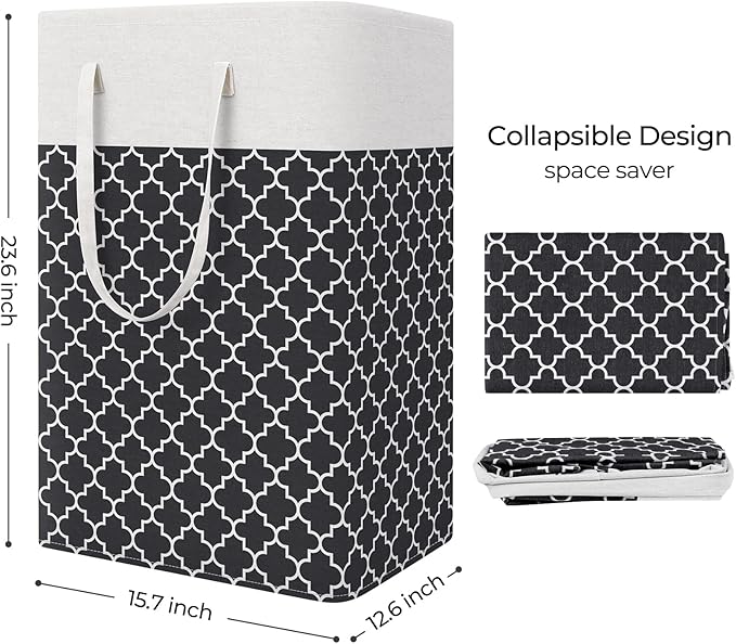 StorageRight Laundry Basket Hamper Large Collapsible Laundry Hamper