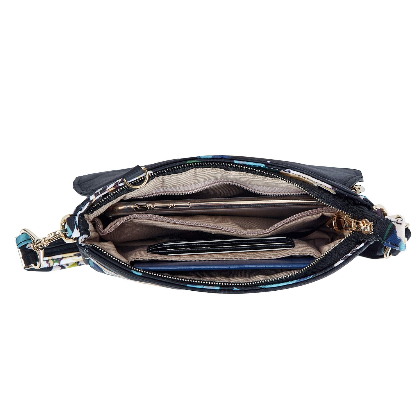 Travelon Addison-Anti-Theft-Convertible Crossbody/Belt Bag