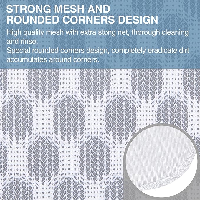 3 pcs Durable Honeycomb Mesh Laundry Bags