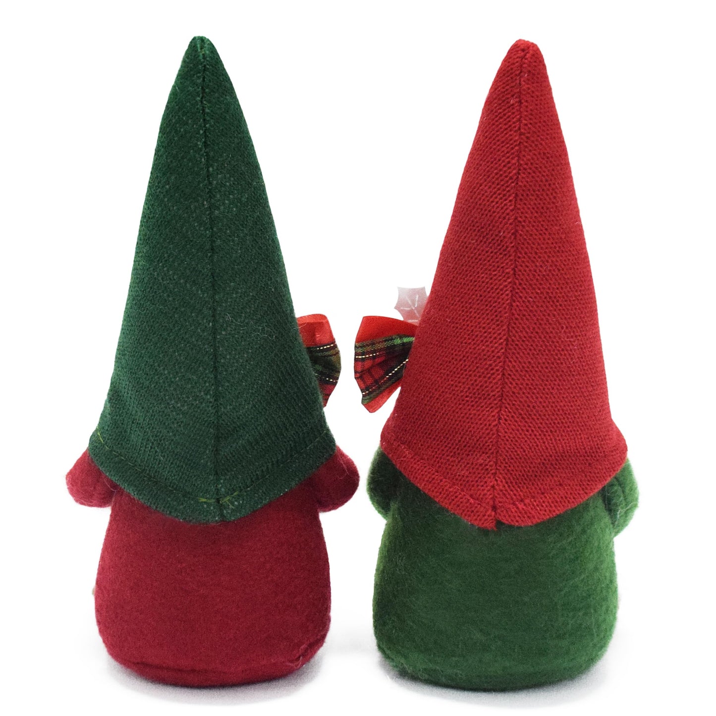 Attiigny Christmas Gnomes Plush with Gingerbread,Handmade Xmas Tomte Swedish Nordic Red Green Gnomes Figurine Classical Navidad Elf Gifts Noel Ornaments for Home Office Decor