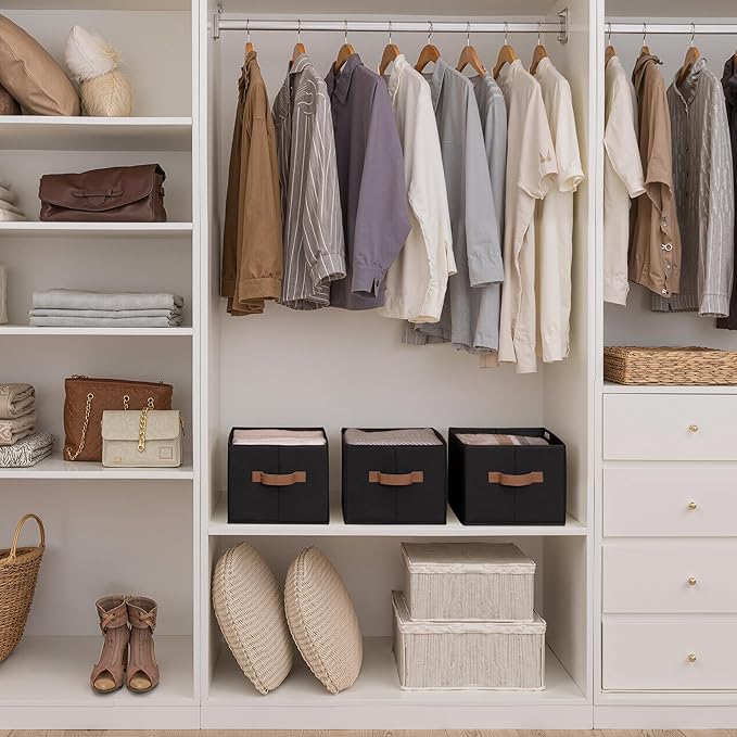 StorageWorks Storage Bins for Shelves, Closet Organizers and Storage Baskets