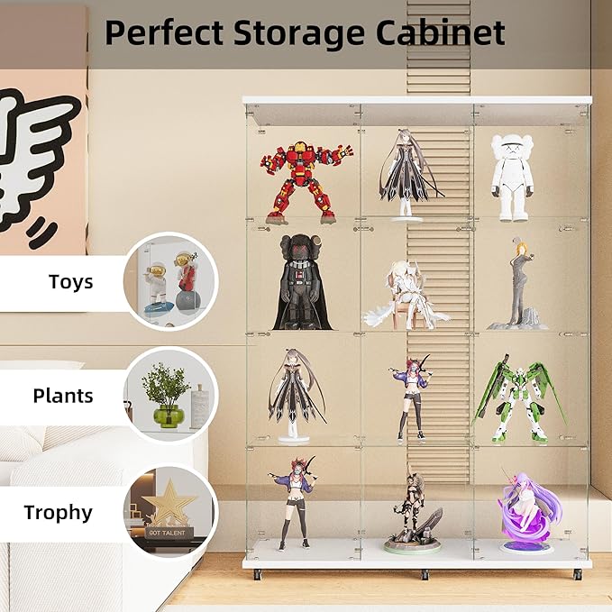 Beauty4U Glass Display Cabinet