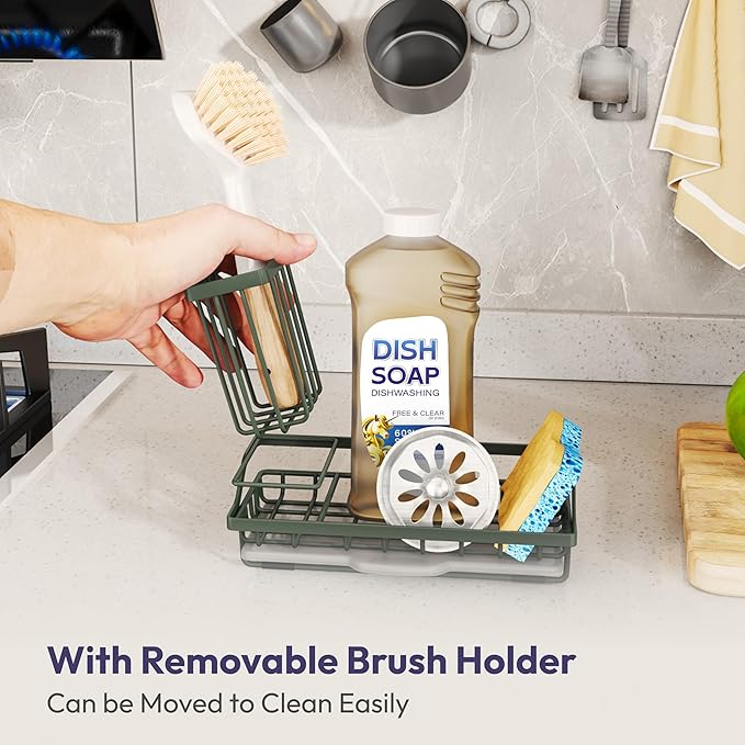 SWTYMIKI Sink Caddy Sponge Holder