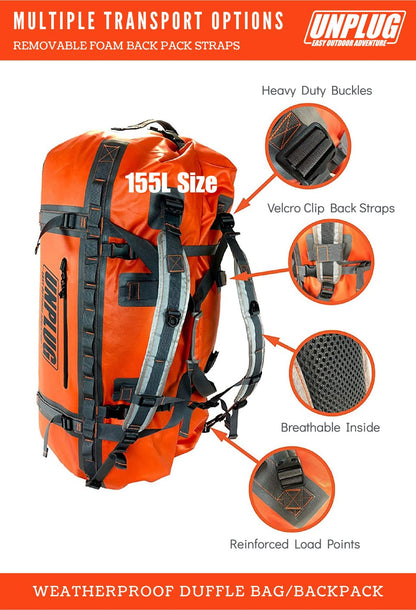 UNPLUG EASY OUTDOOR ADVENTURE Modern, Adventure Orange, 155L