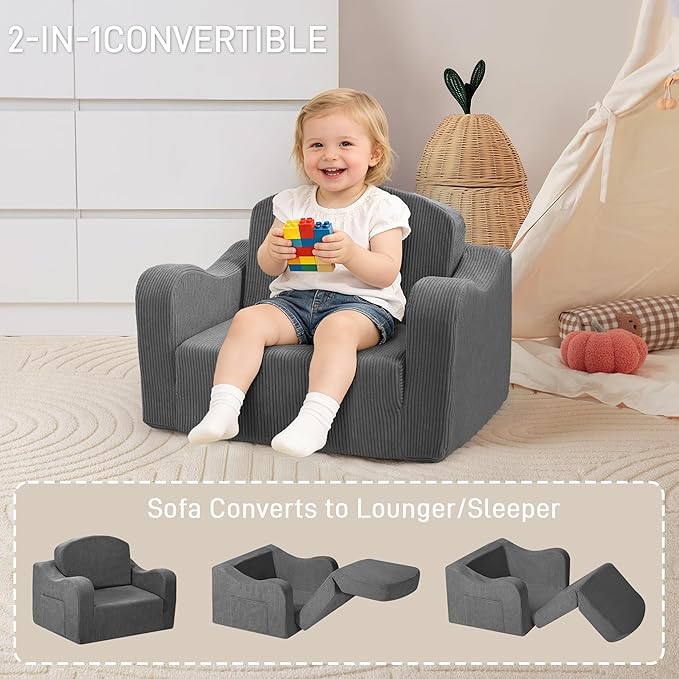 aodisman Thick Comfy Toddler Chair and Couch
