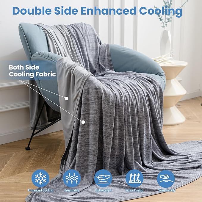 OIGAE Cooling Blanket for Hot Sleepers