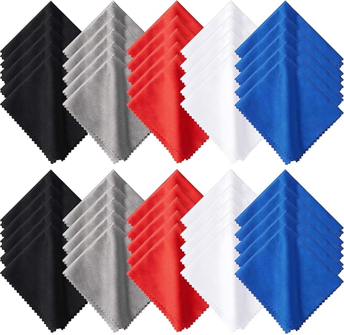 Frienda 50 Pcs Microfiber Cleaning Cloth