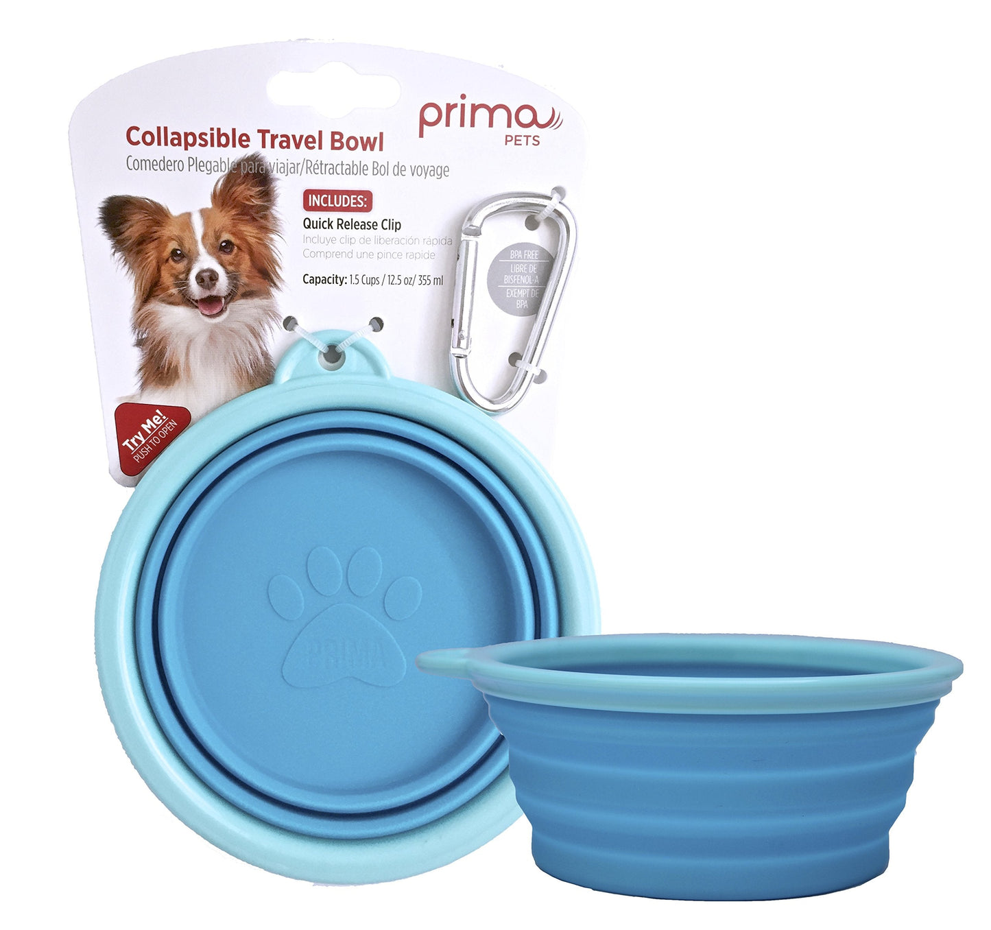 Sale Collapsible Silicone Water Travel Bowl with Clip for Dog and Cat, Portable and Durable Pop-up Feeder for Convenient On-The-go Feeding Size: Large (5 Cups) Grey