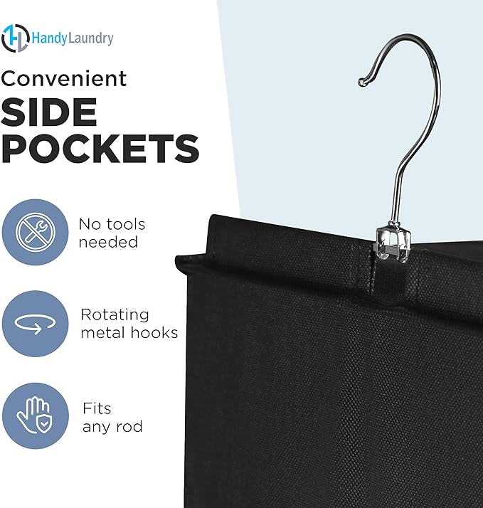 Handy Laundry Hanging Closet Organizer