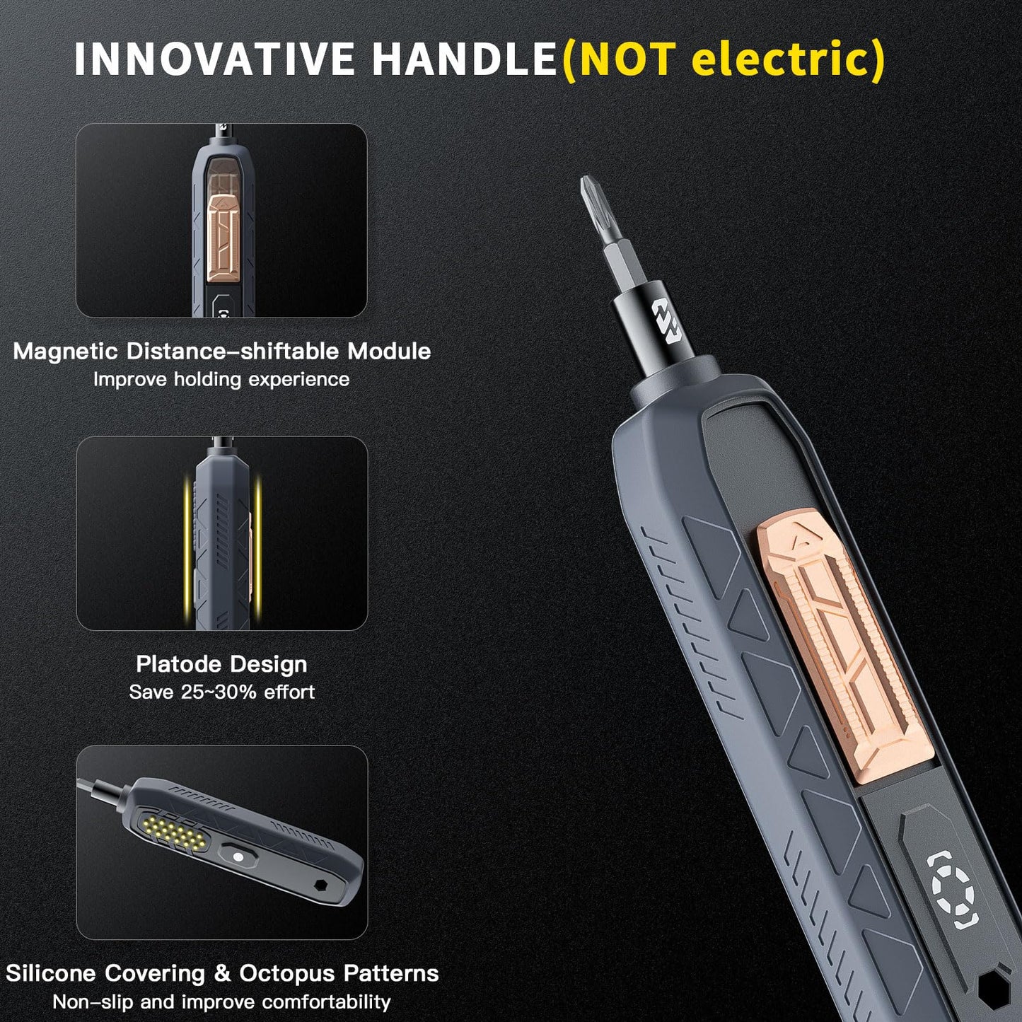 Faireach 180 in 1 Screwdriver Set, Precision Screwdriver Set with Pick-up Bits, Quintic-Fold and Case Design, Magnetic Screwdriver Kit for iPhone MacBook Computer Laptop PC Tablet Watch