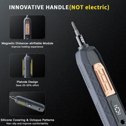 Faireach 180 in 1 Screwdriver Set, Precision Screwdriver Set with Pick-up Bits, Quintic-Fold and Case Design, Magnetic Screwdriver Kit for iPhone MacBook Computer Laptop PC Tablet Watch