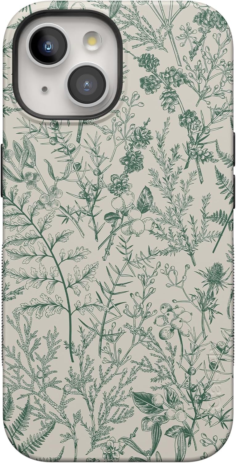 Casely iPhone 14 Case | Pastel Garden | Sunday Best | Compatible with MagSafe | Bold Protective Design