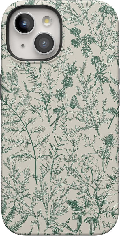 Casely iPhone 14 Case | Pastel Garden | Sunday Best | Compatible with MagSafe | Bold Protective Design