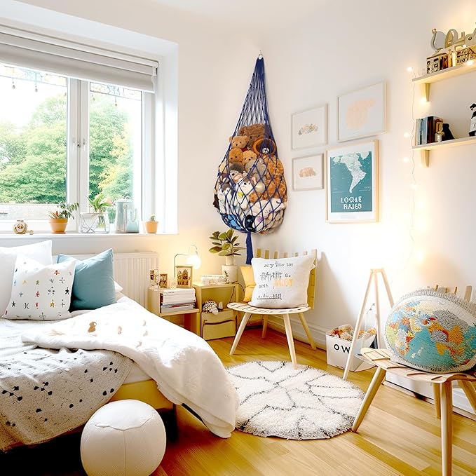 Novel Stuffed Animal Hammock Corner Hanging Net