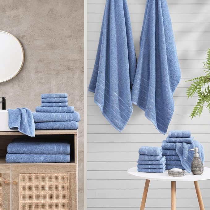 Casa Platino Cotton Bath Towel 8 Piece Set