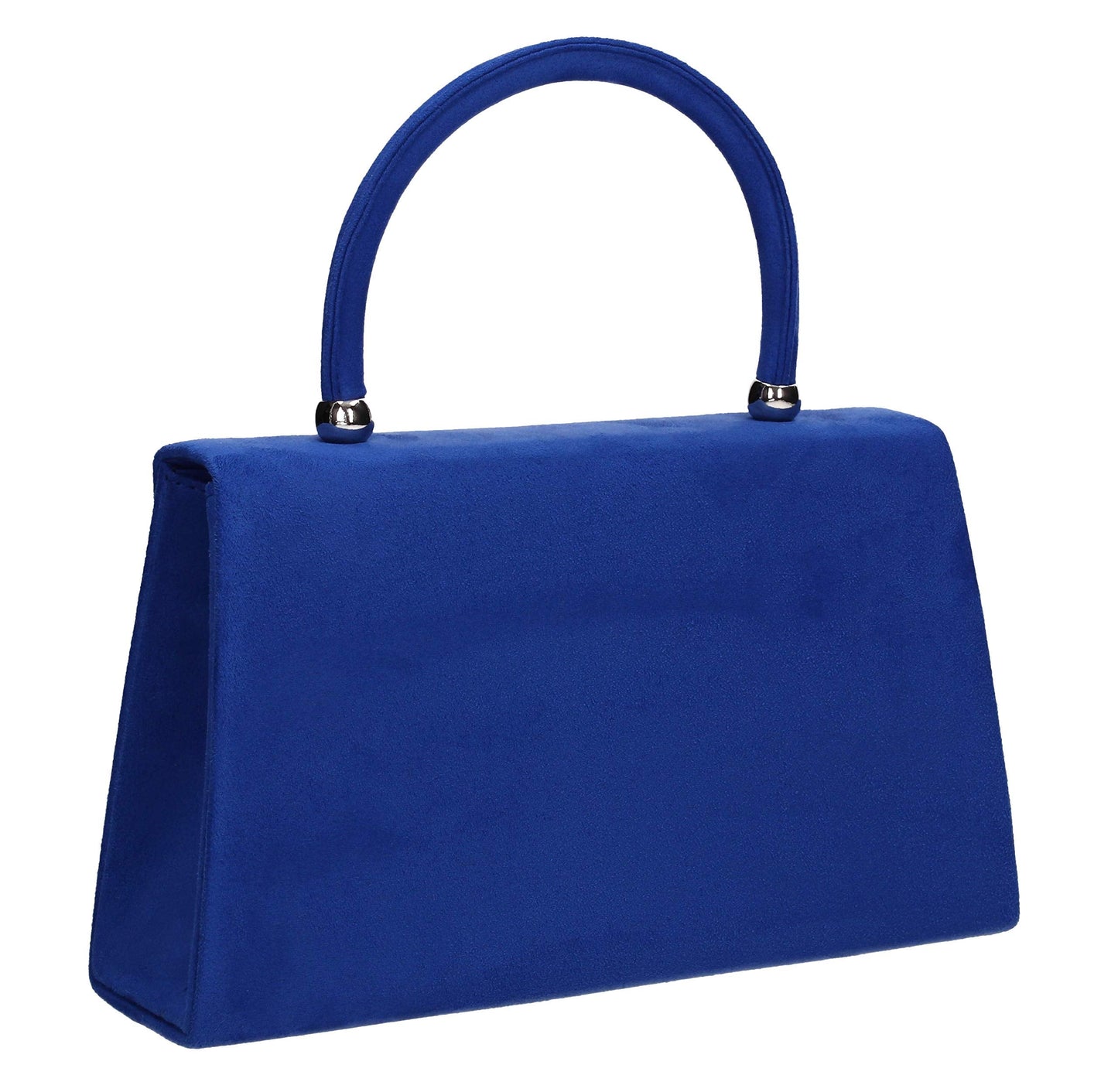 SwankySwans Women's Kendall Suede Clutch Bag, Royal Blue, One Size