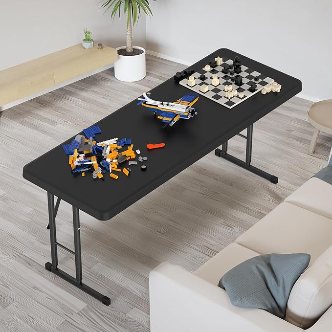 VINGLI 4 FT Narrow Folding Table, Home Work