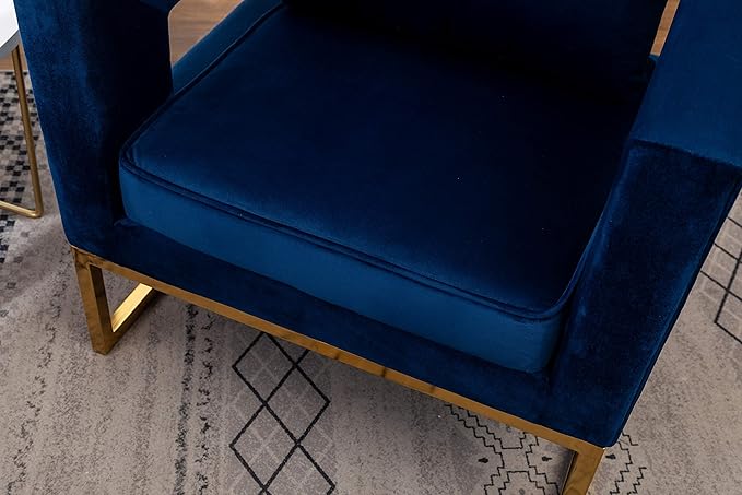 Roundhill Furniture Lenola Upholstered Accent Arm Chair
