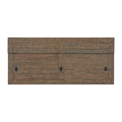 Martin Svensson Home Napa Sofa Console Table, Modular Flip Top Dining or Accent, Solid Wood Natural