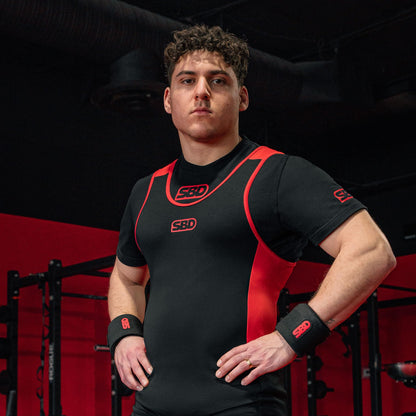SBD Men’s Powerlifting Singlet – IPF Approved Weightlifting Singlet – Durable Compression Lifting Suit Made in Great Britain
