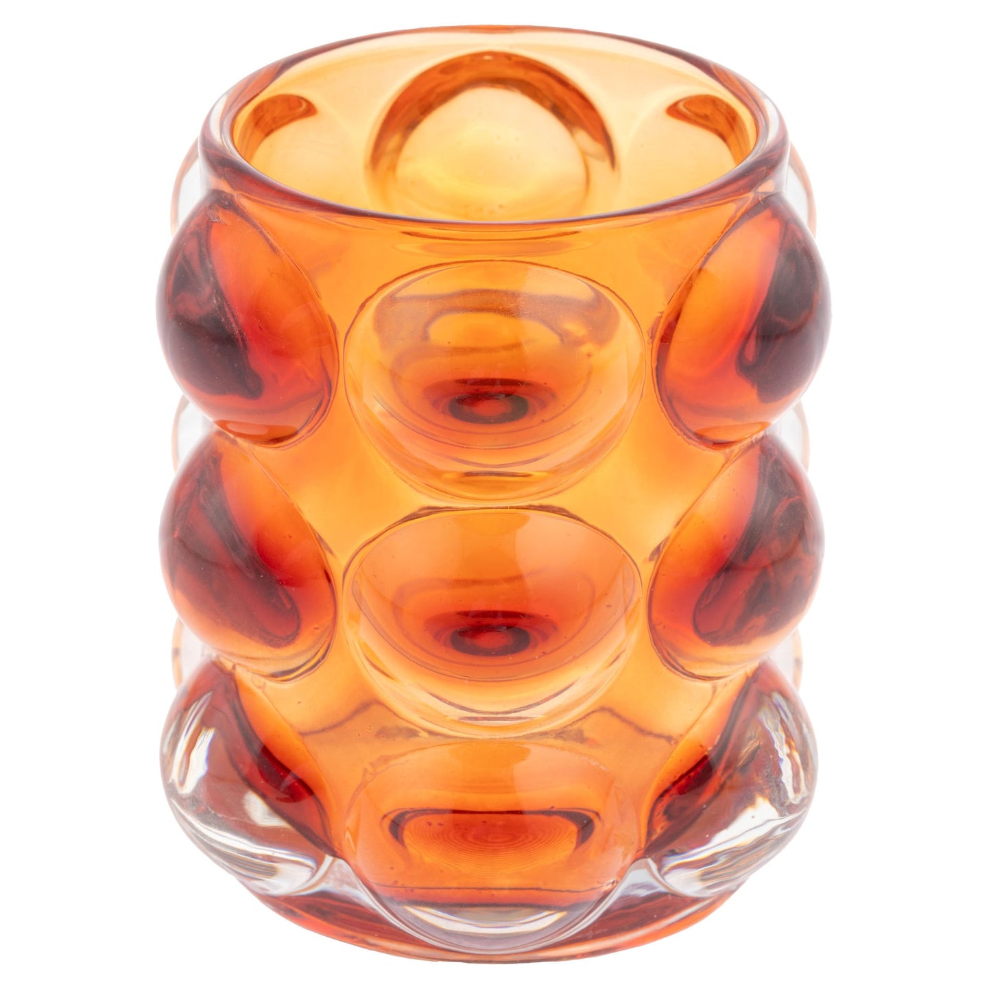 Karma, Lucia Hobnail Votive, Tea Lights Candle Holder, Glass Votive Candle Holders for Table Decorations, Baby Shower, Birthday Party, Weddings and Home Decor, Copper